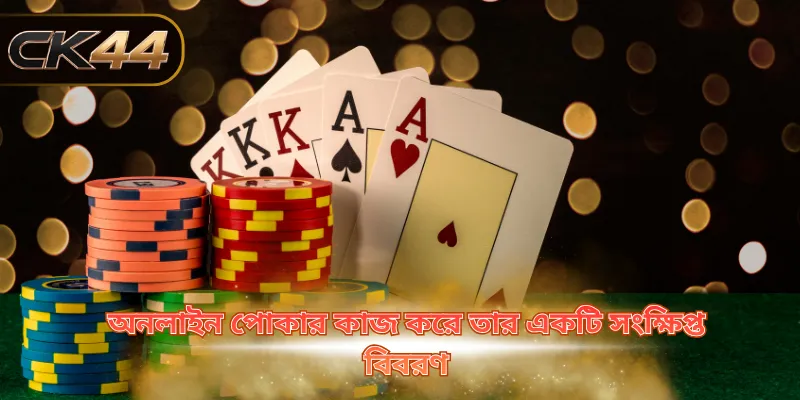 অনলাইন পোকার কাজ করে তার একটি সংক্ষিপ্ত বিবরণ