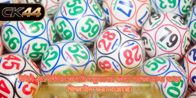 উইন গো ইন্টারফেসটি নতুনদের জন্য সহজবোধ্য করে ডিজাইন করা হয়েছে।