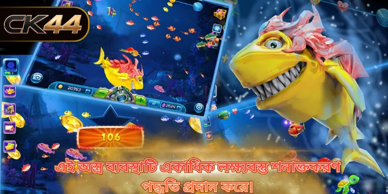 এই অস্ত্র ব্যবস্থাটি একাধিক লক্ষ্যবস্তু শনাক্তকরণ পদ্ধতি প্রদান করে।