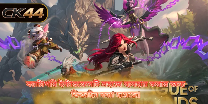 ক্যাটাগরি ইন্টারফেসটি সহজে ব্যবহার করার জন্য ডিজাইন করা হয়েছে।